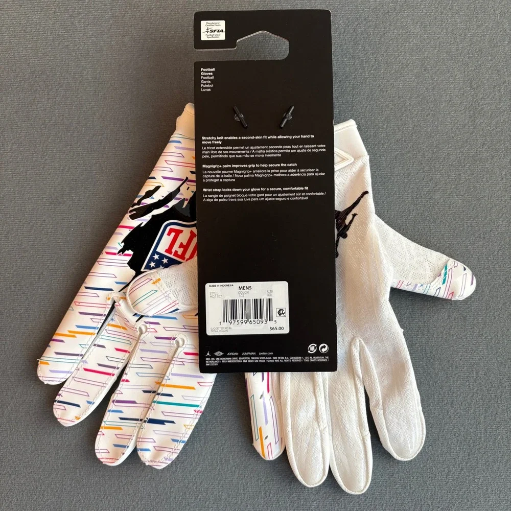Nike Jordan Fly Lock Football Gloves NFL 